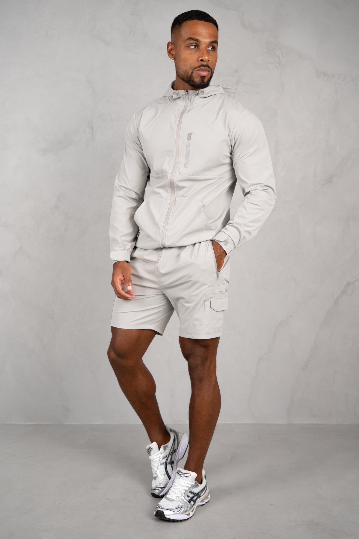 Pulse Windbreaker Jacket - Grey