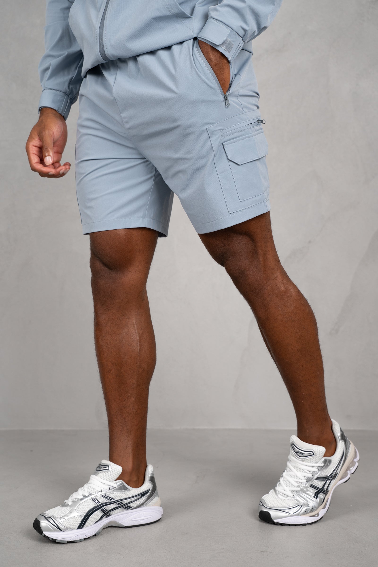 Pulse Tech Shorts - Pastel Blue