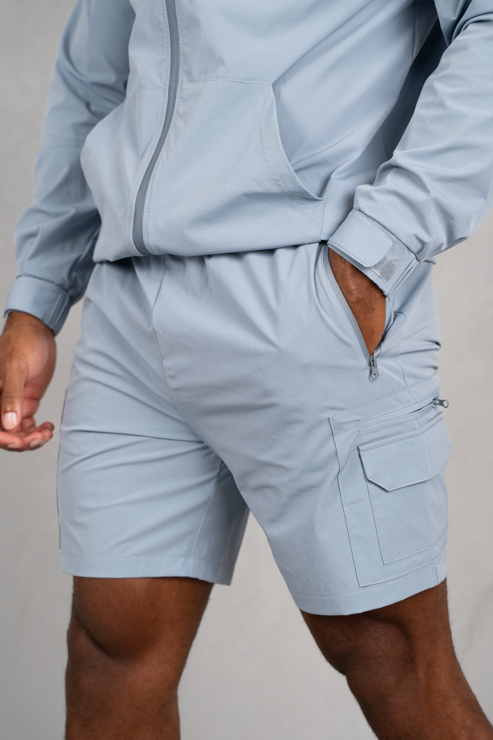 Pulse Tech Shorts - Pastel Blue