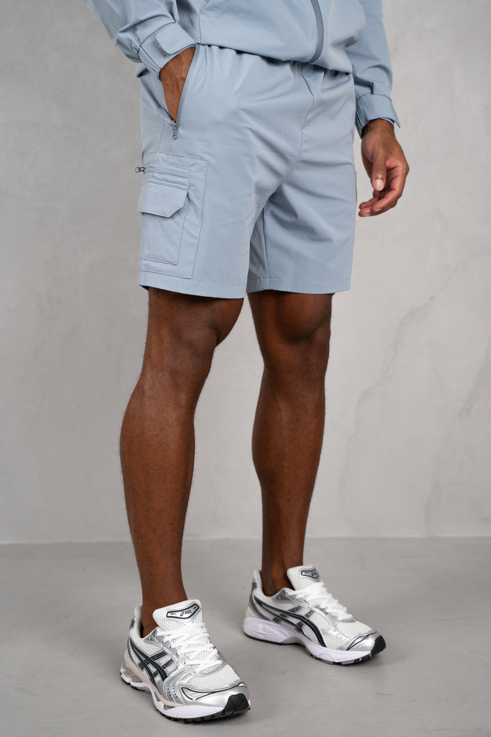 Pulse Tech Shorts - Pastel Blue