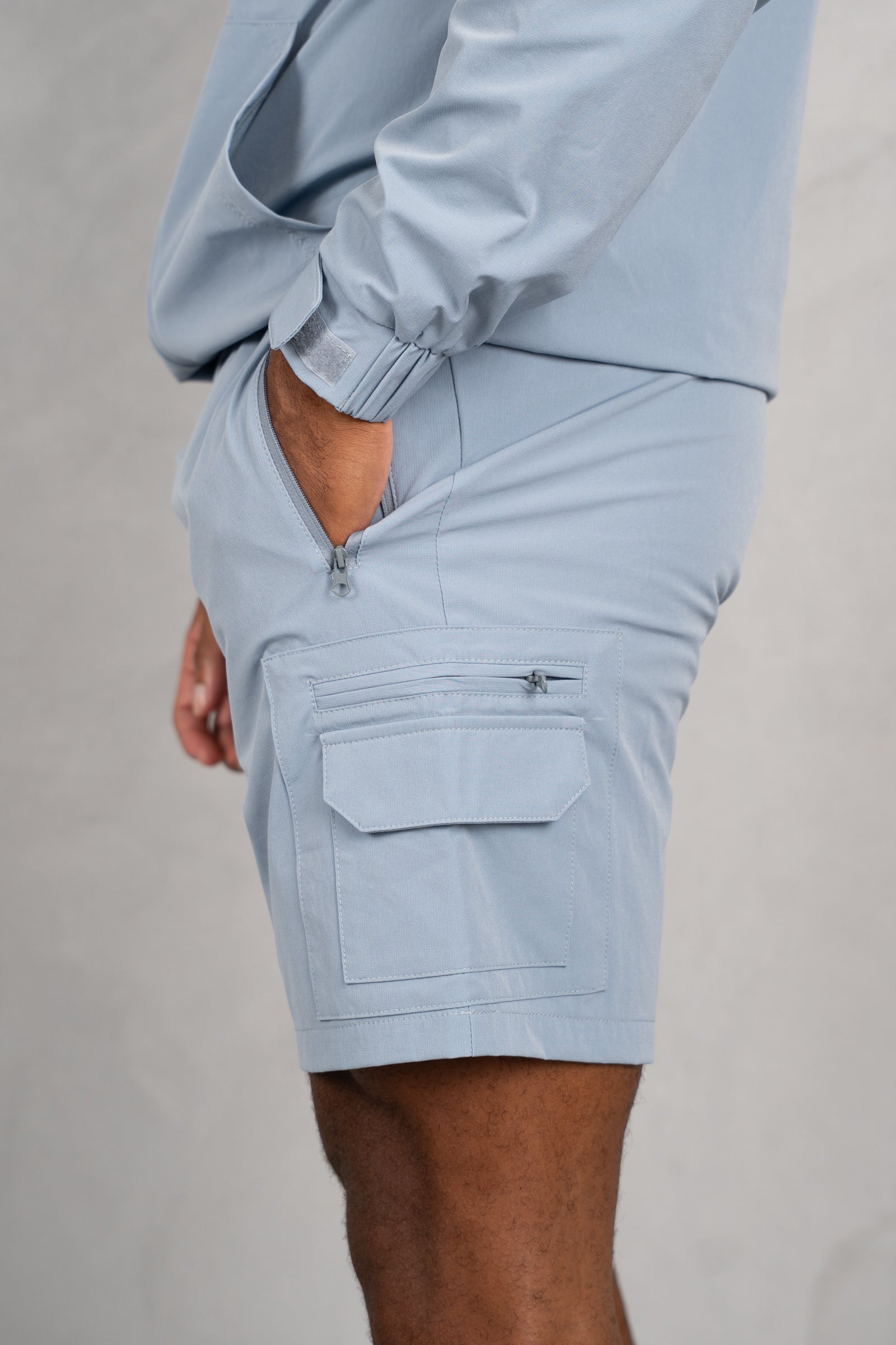 Pulse Tech Shorts - Pastel Blue