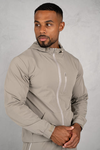 Pulse Windbreaker Jacket - Taupe