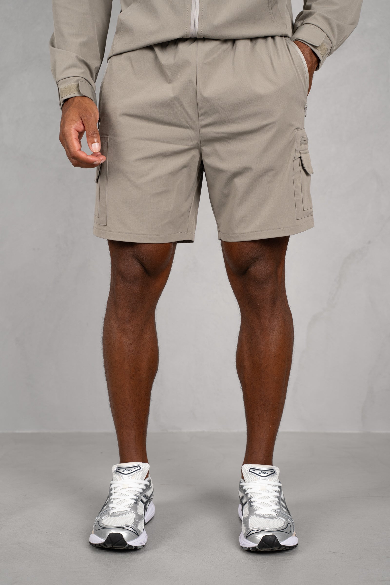 Pulse Tech Shorts - Taupe