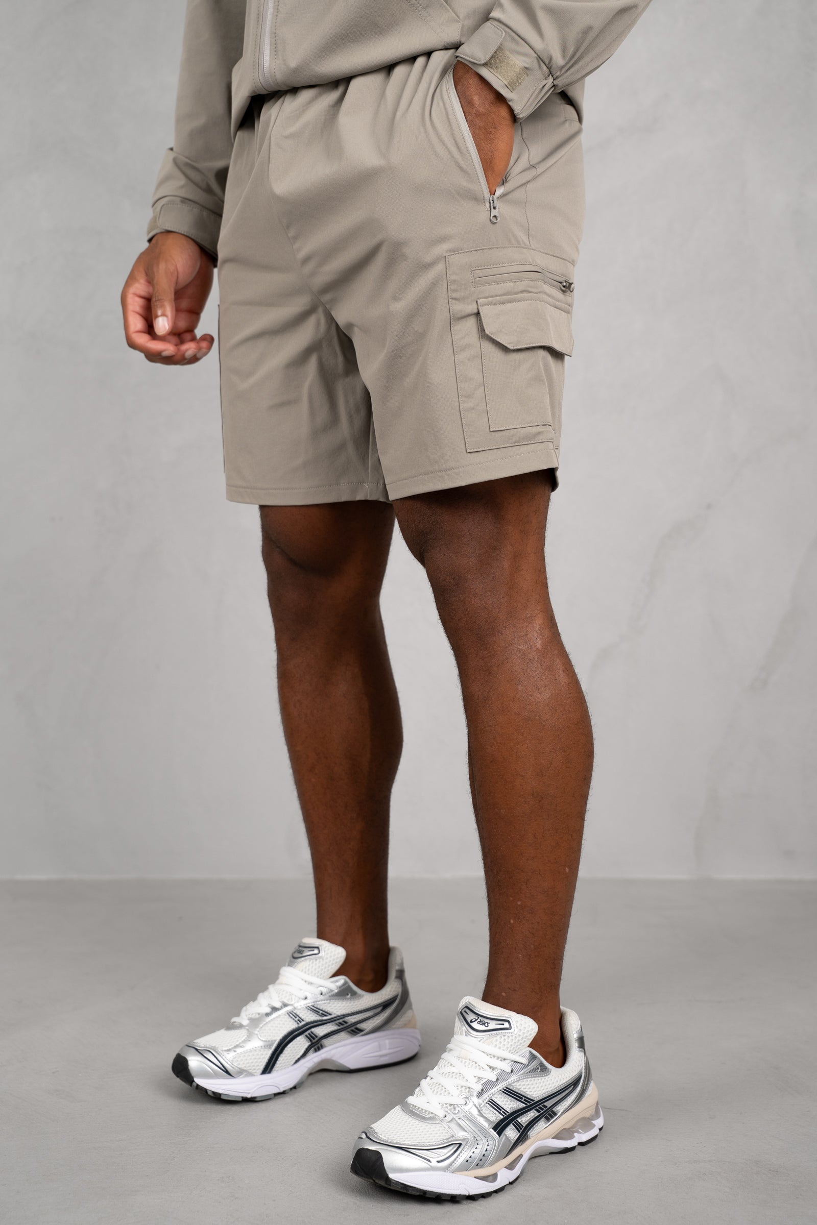Pulse Tech Shorts - Taupe