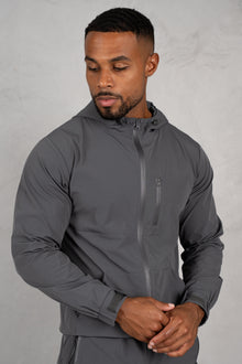 Pulse Windbreaker Jacket - Charcoal
