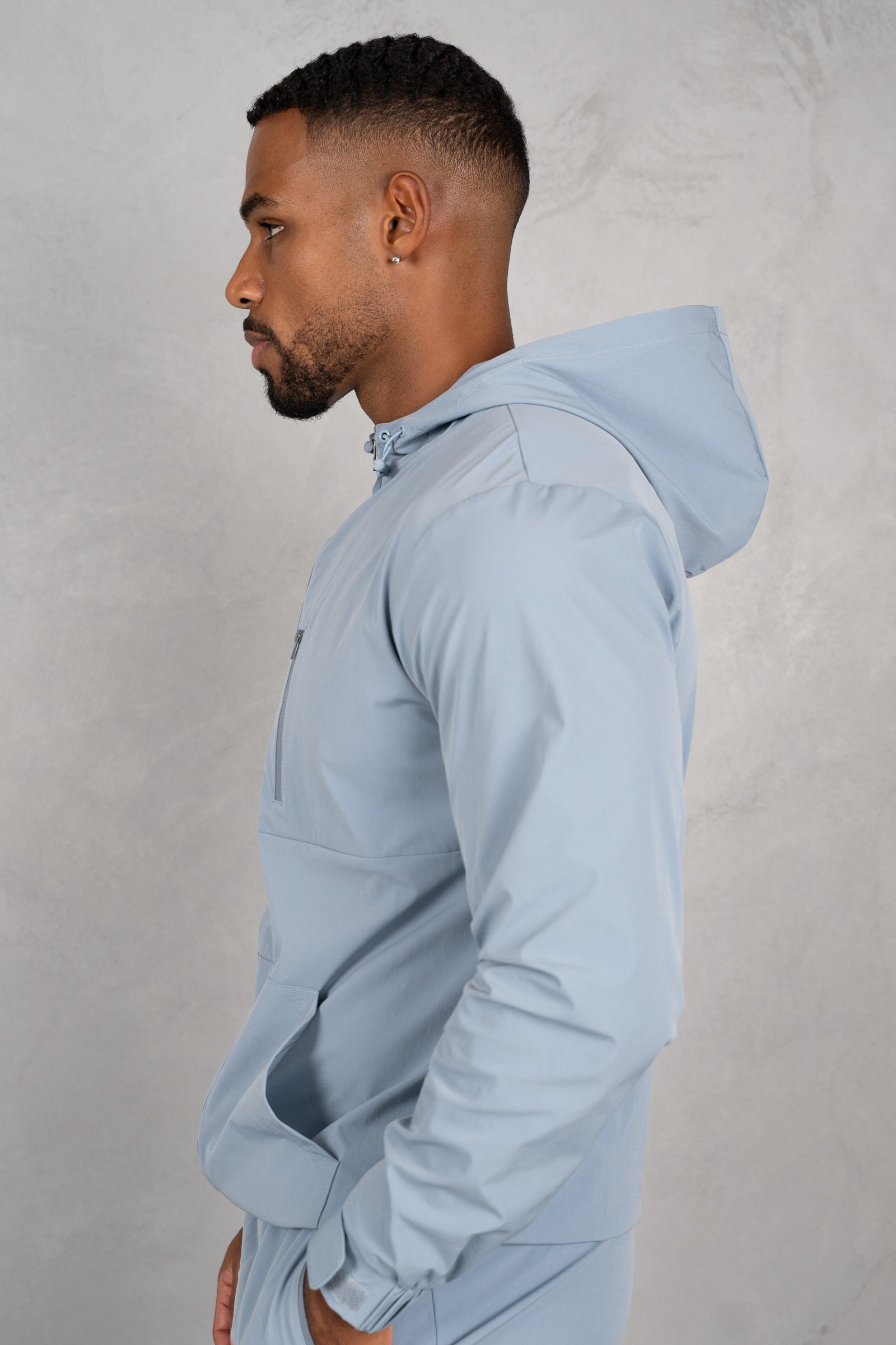 Pulse Windbreaker Jacket - Pastel Blue