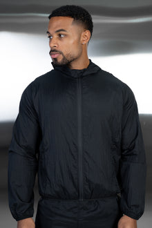 Stride Translucent Windbreaker - Black