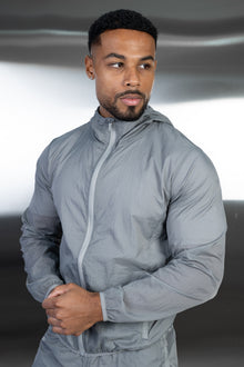 Stride Translucent Windbreaker - Grey