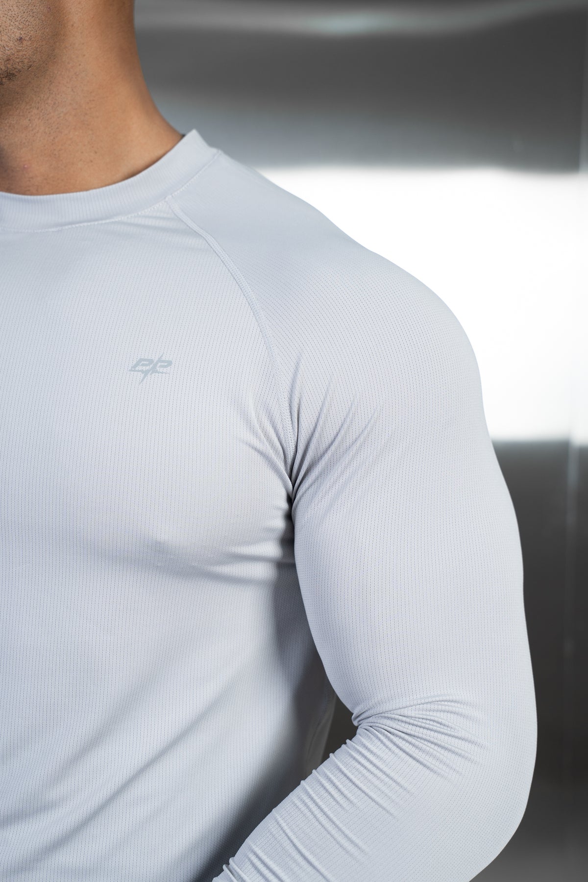 Stride Long Sleeve Training T-Shirt - Grey