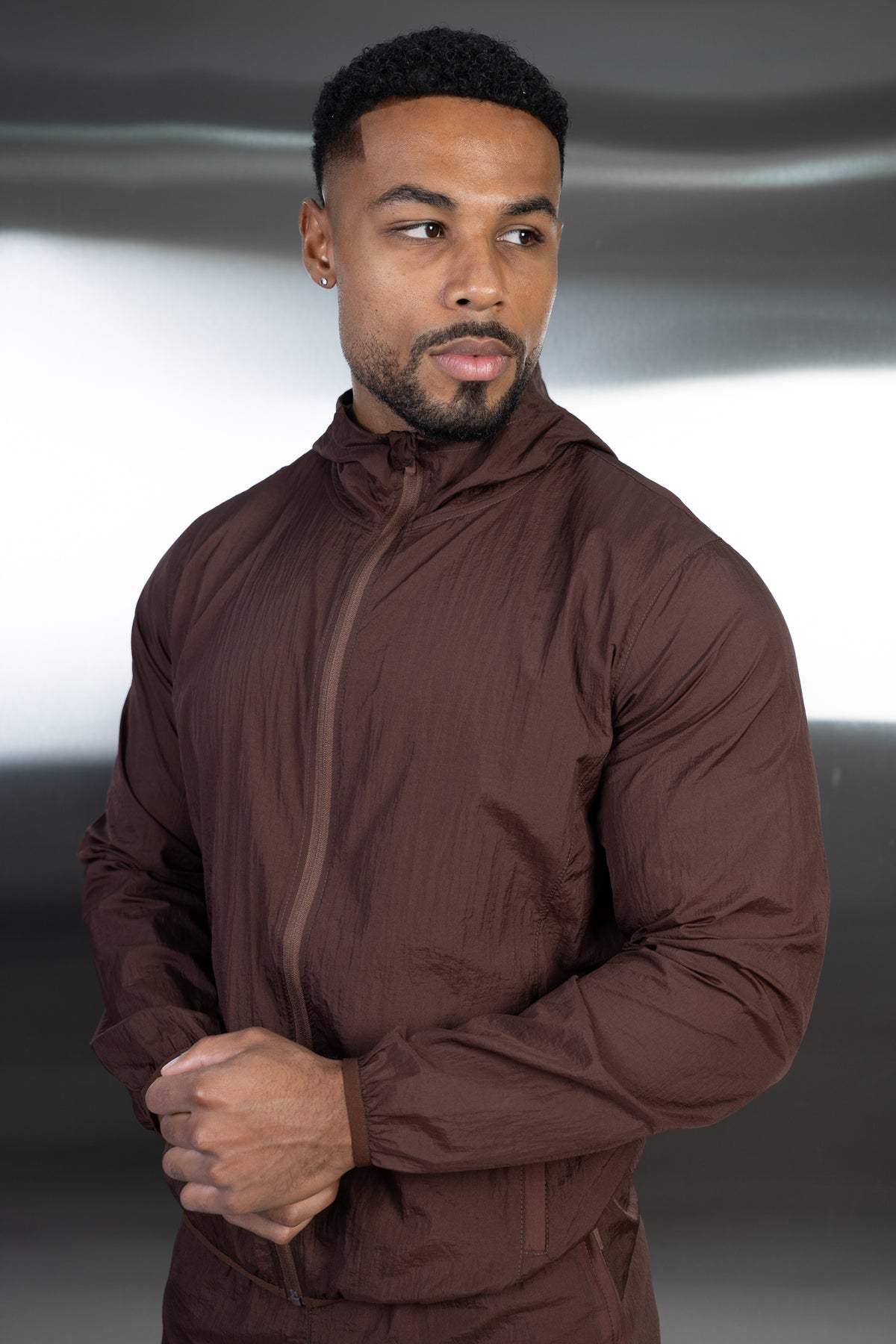 Stride Translucent Windbreaker - Mocha