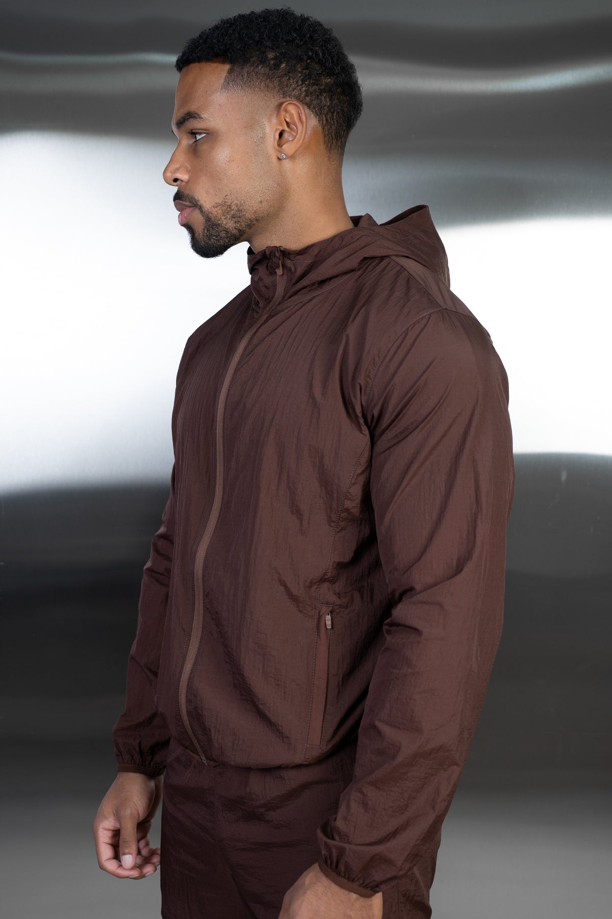 Stride Translucent Windbreaker - Mocha