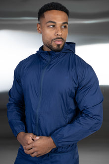Stride Translucent Windbreaker - Navy