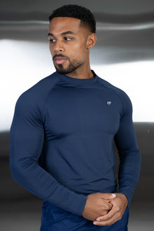 Stride Long Sleeve Training T-Shirt - Navy