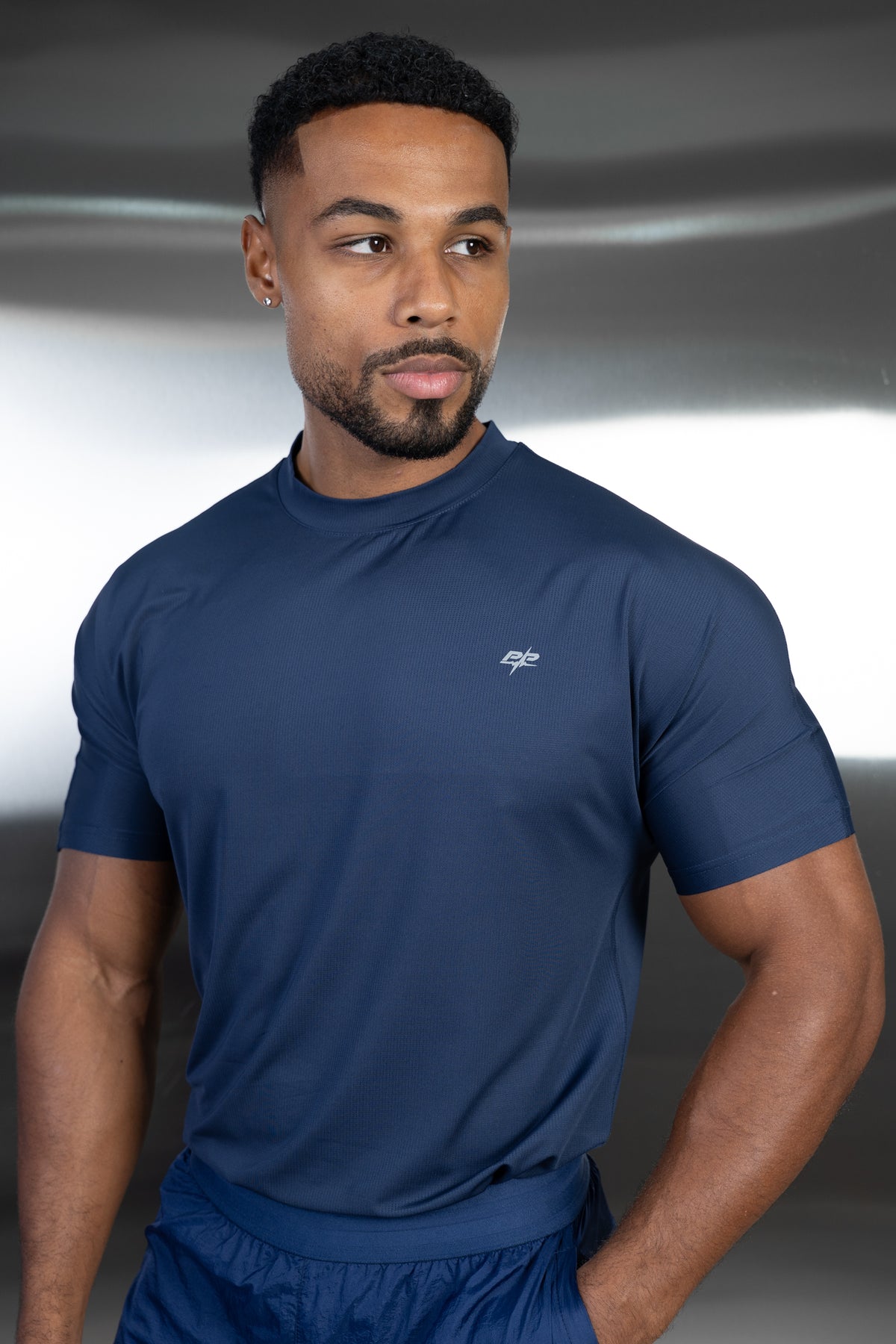 Stride Training T-Shirt - Navy
