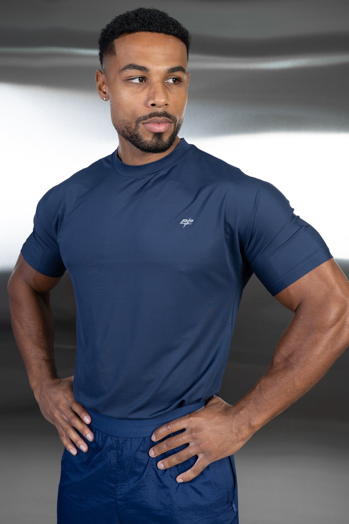 Stride Training T-Shirt - Navy