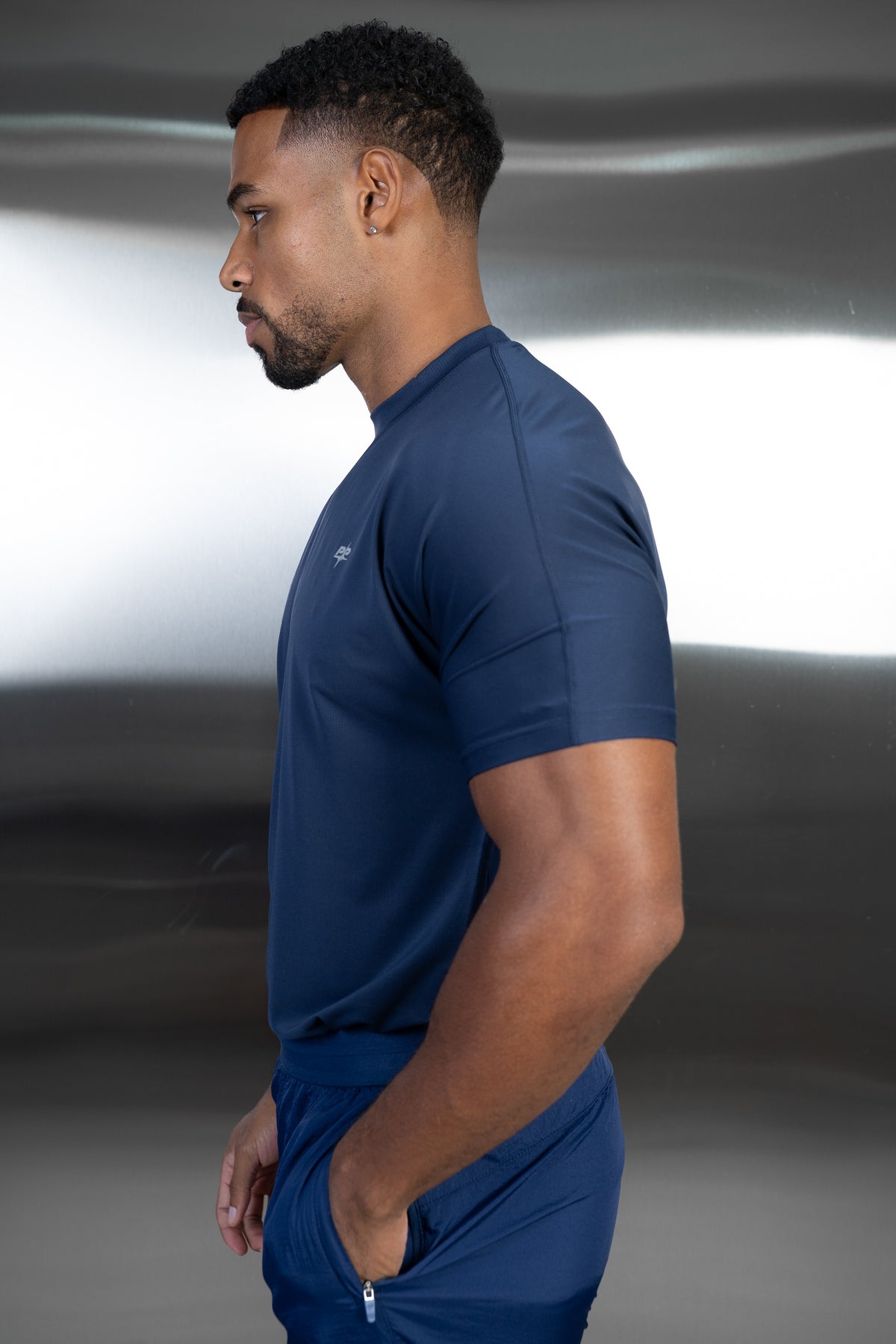 Stride Training T-Shirt - Navy