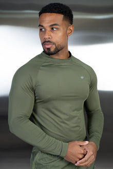 Stride Long Sleeve Training T-Shirt - Olive