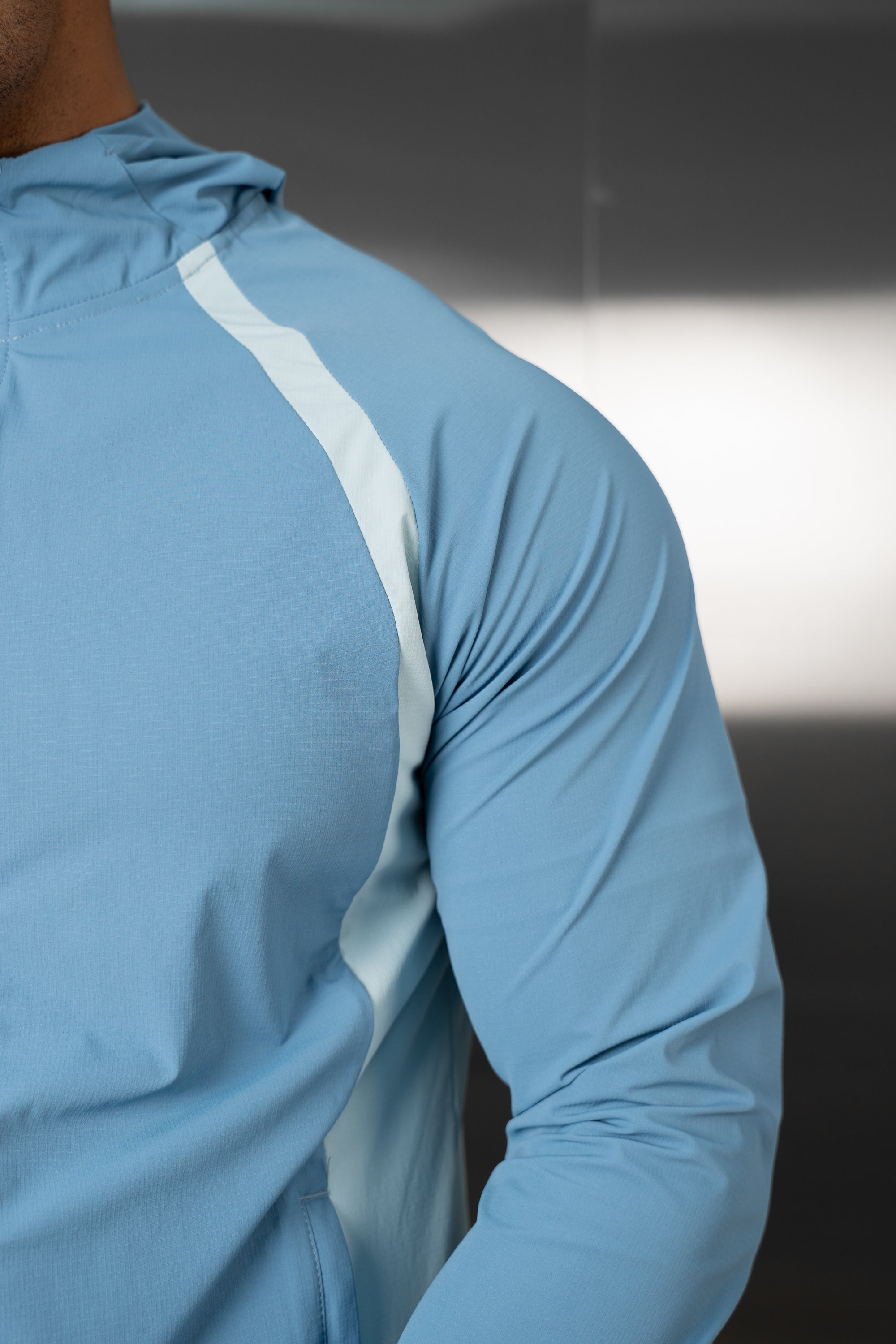 Synergy Technical Windbreaker Jacket - Pale Blue
